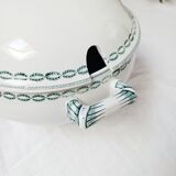 Sarreguemines U&C Iron Earth Soup Tureen, Nobilis