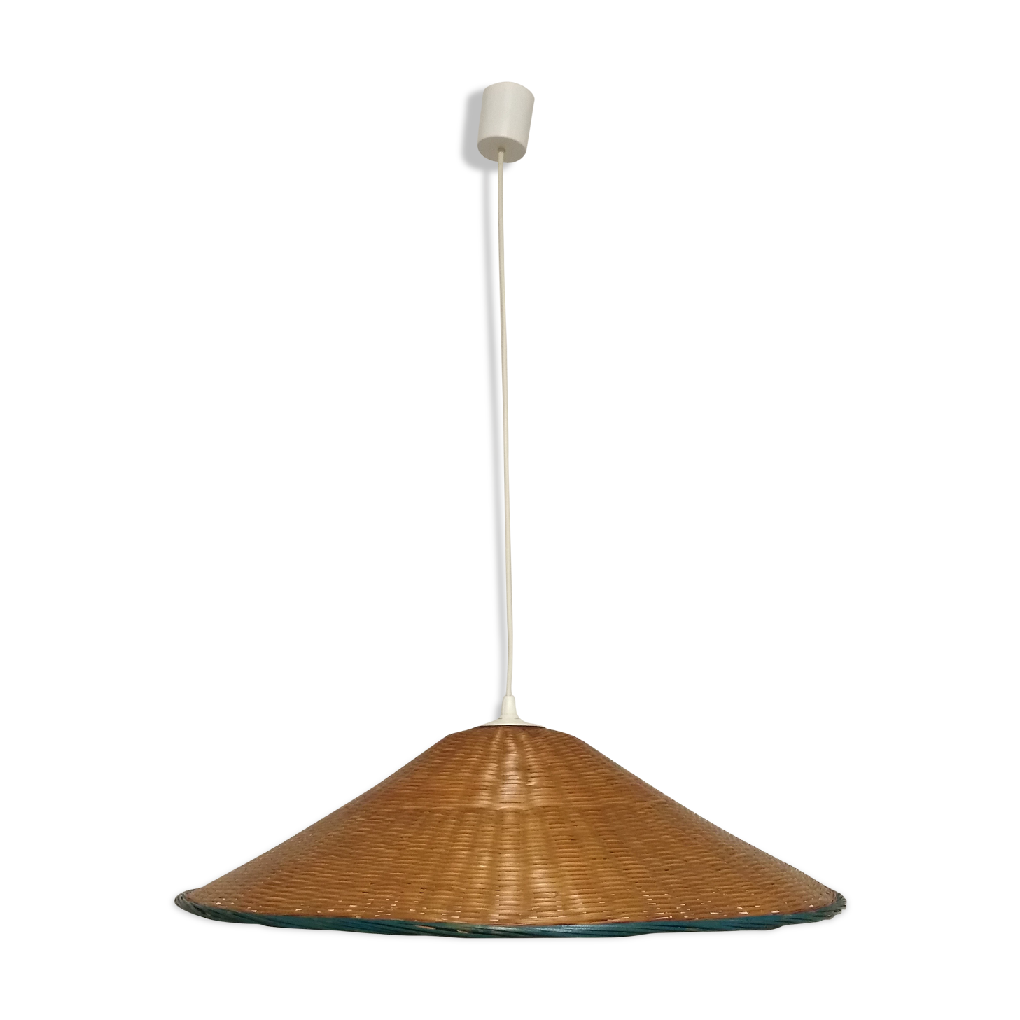 Rattan hanging lamp from the 60/70