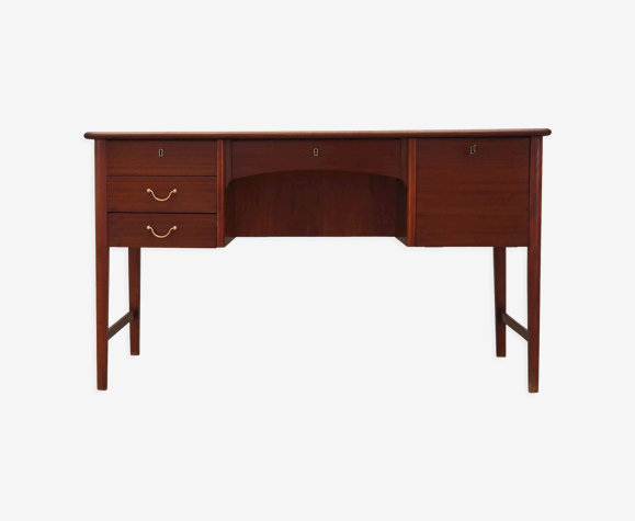 Bureau en acajou, design danois, années 1970, production: Danemark