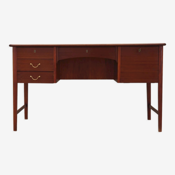 Mahogany desk, Danish design, 1970s, production: Denmark