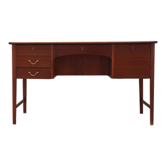 Bureau en acajou, design danois, années 1970, production: Danemark