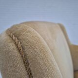 1970s, Danish lounge chair, original condition, furniture velour.