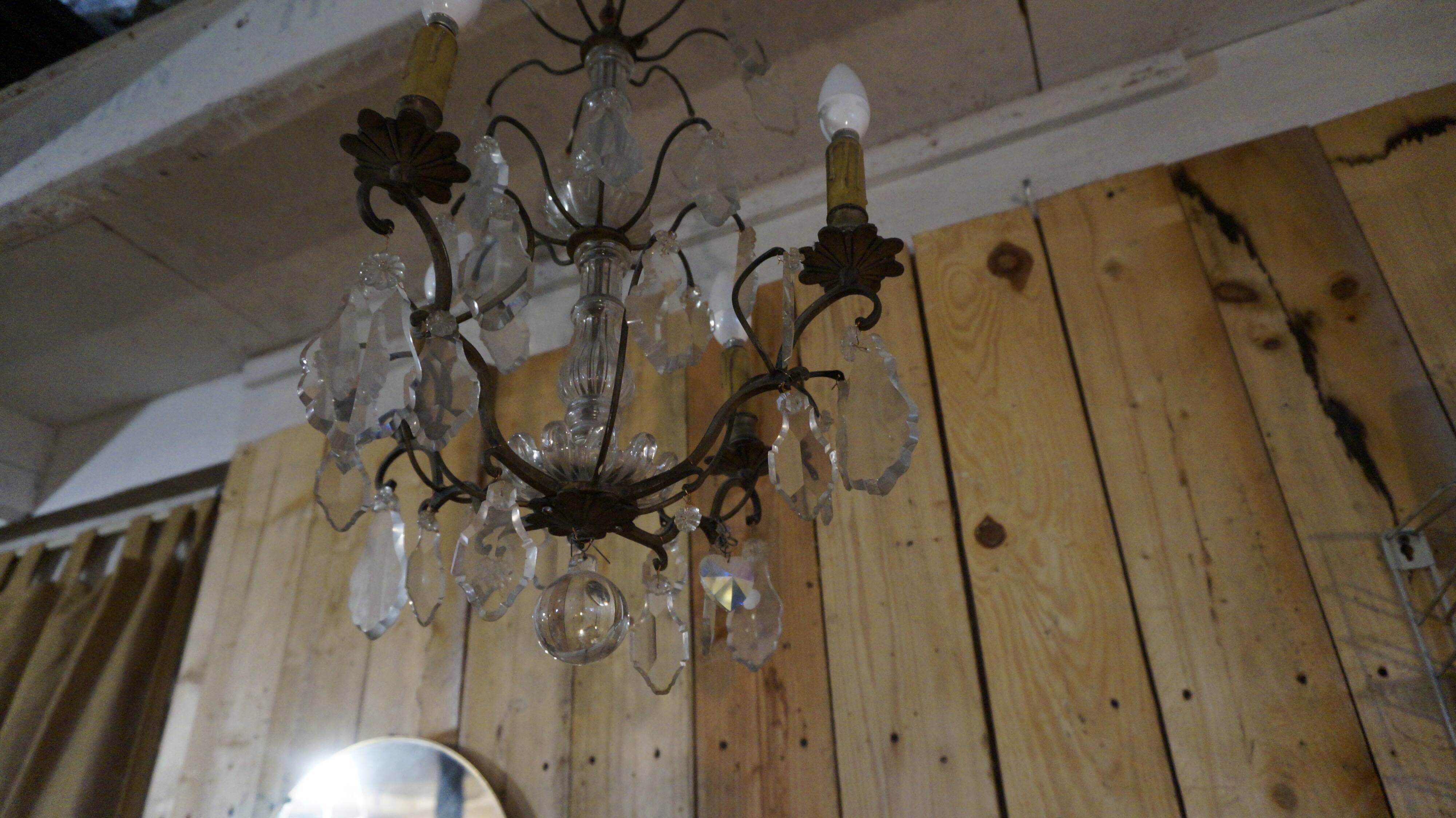 Chandelier with tassels