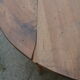 Oval dining table folding