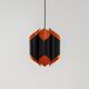 Sculptural pendant light by Bent Karlby for Lyfa