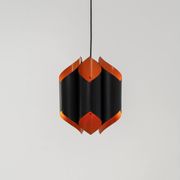 Sculptural pendant light by Bent Karlby for Lyfa