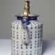 Chinese Qing style tea service porcelain calligraphy "Epitaph" vintage
