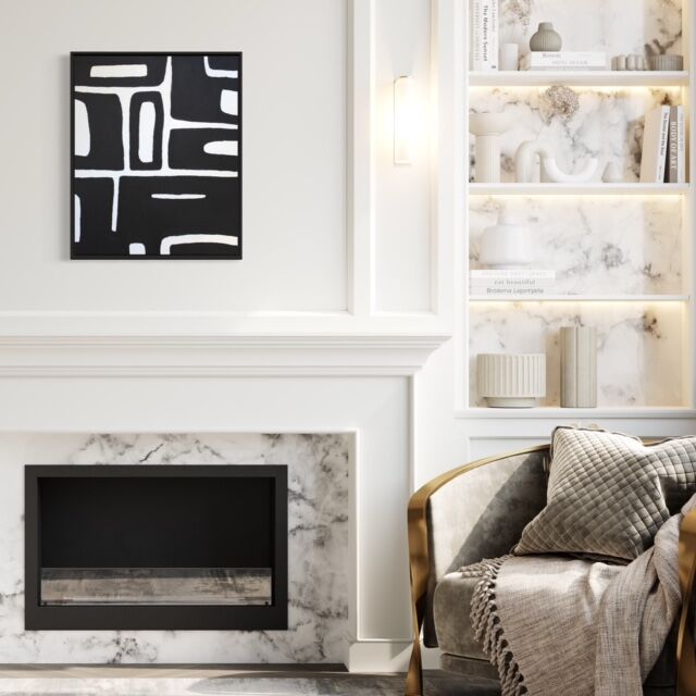 Minimalist abstract painting