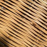 Asian wicker basket