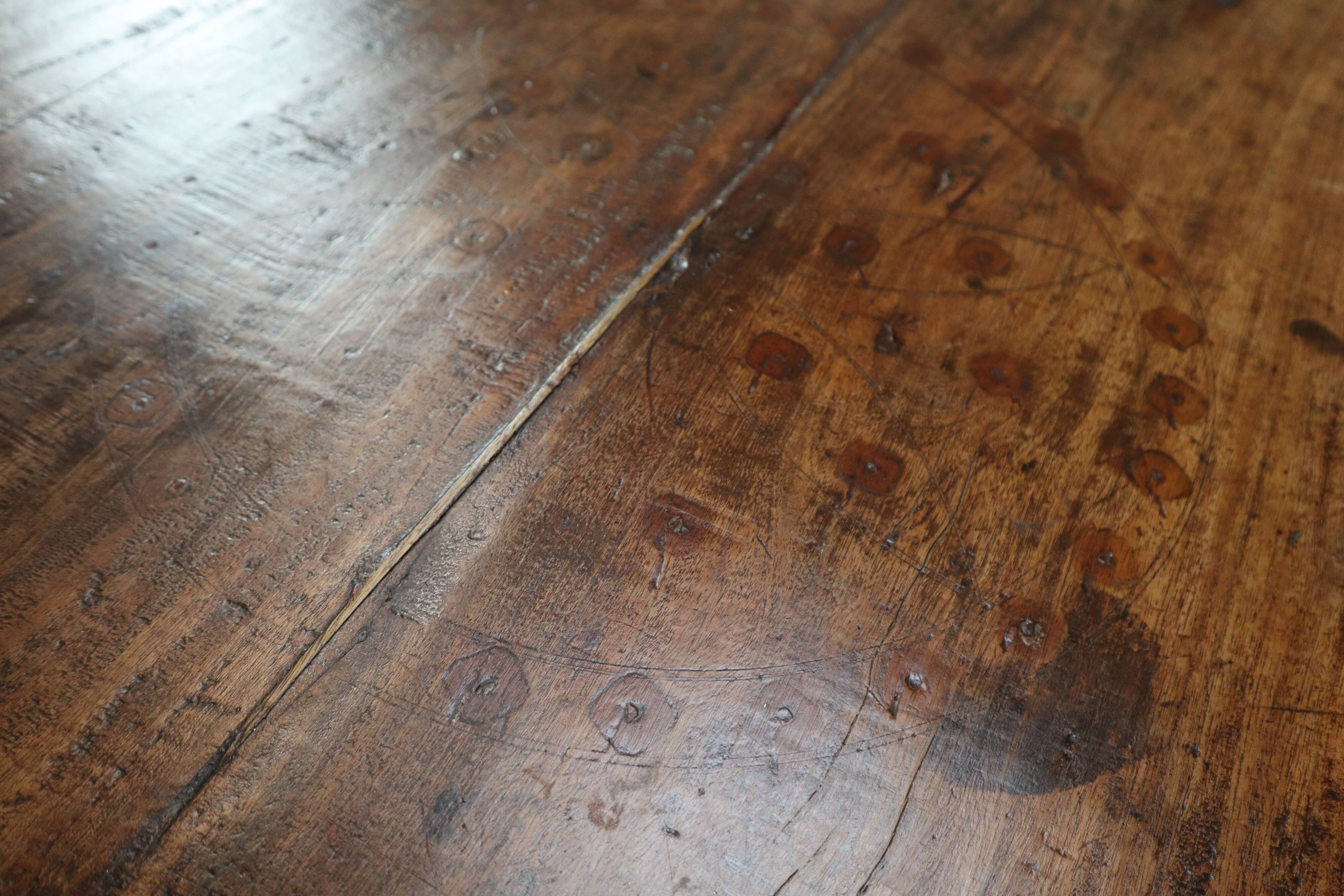 Indonesian hand-carved Teak dining Table