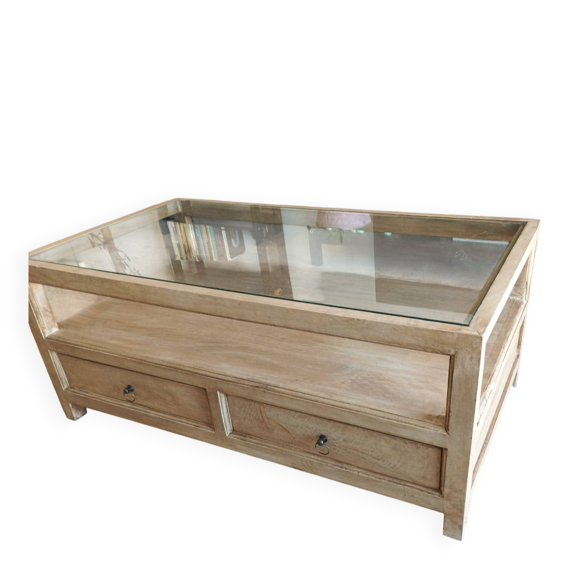 Table basse en bois massif