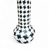 2 x ceramic / Pied de Poule vases / 1980s