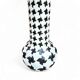 2 x ceramic / Pied de Poule vases / 1980s