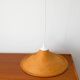 Rattan / beige woven wicker pendant light, 1970