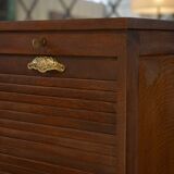 Oak filing cabinet from the 1950s