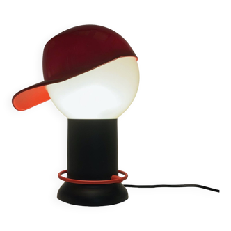Lampe de table emblématique Bilumen CAP de Giorgetto Giugiaro, années 80