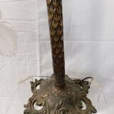 1930s bronze naga lamp