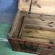 Fir chest with original painting-early twentieth