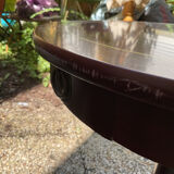Table table vintage mahogany wood pedestal table