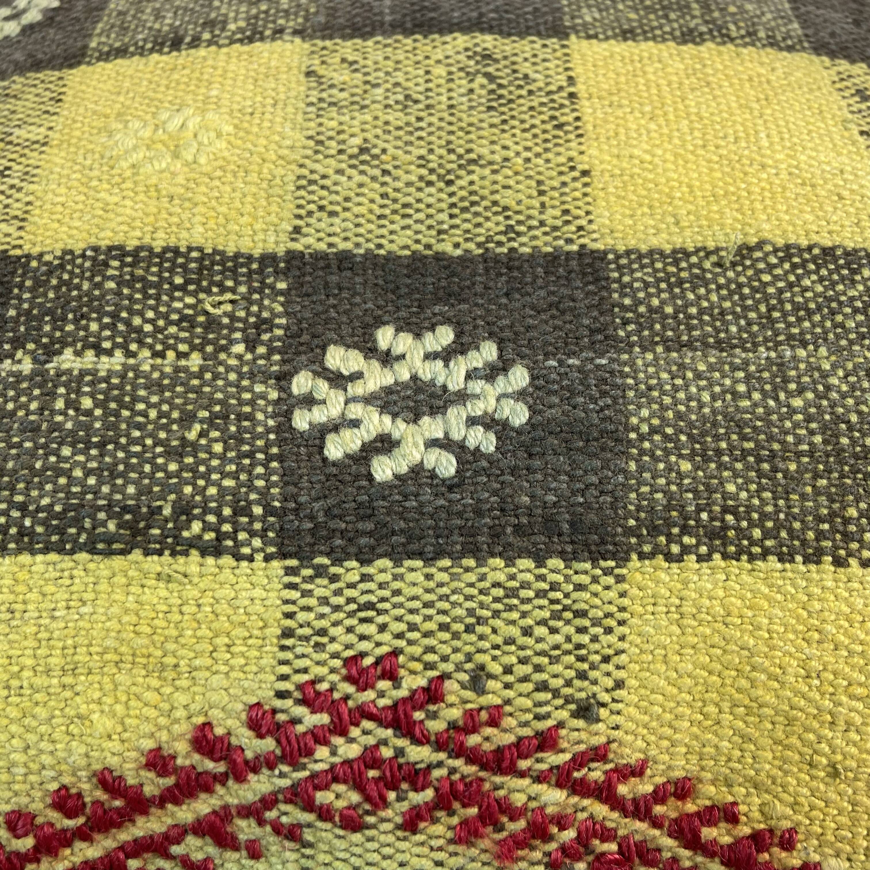 Vintage turkish kilim cushion cover 45x45 cm