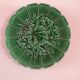 Presentation dish or pie dish slurry sarreguemine vine leaf 28cm