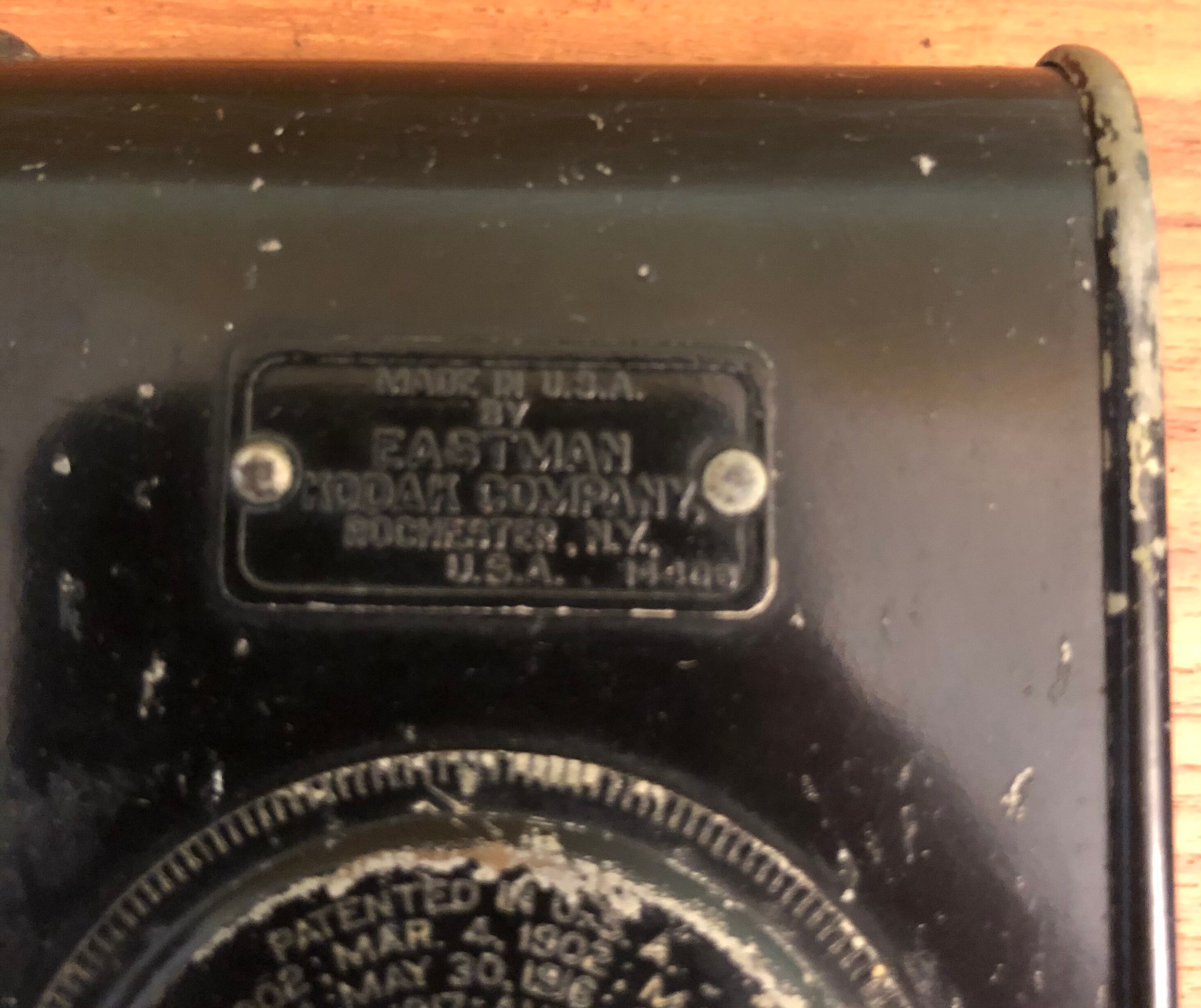 Kodak ball 1913 bellows camera