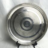 Antique silver-plated metal tray, Cunard Company, England, early 20th century