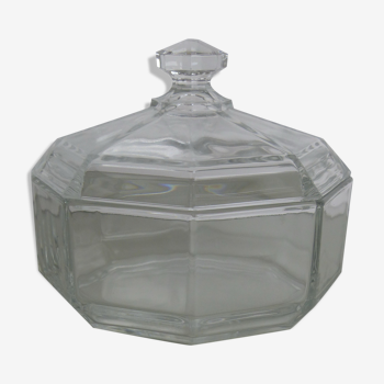 Sucrier ou boîte à bijoux en verre Luminarc
