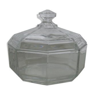 Sugar bowl or Luminarc glass jewelry box