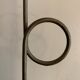 Swedish design candle holder in granite, metal and brass, 1980, height 39 cm