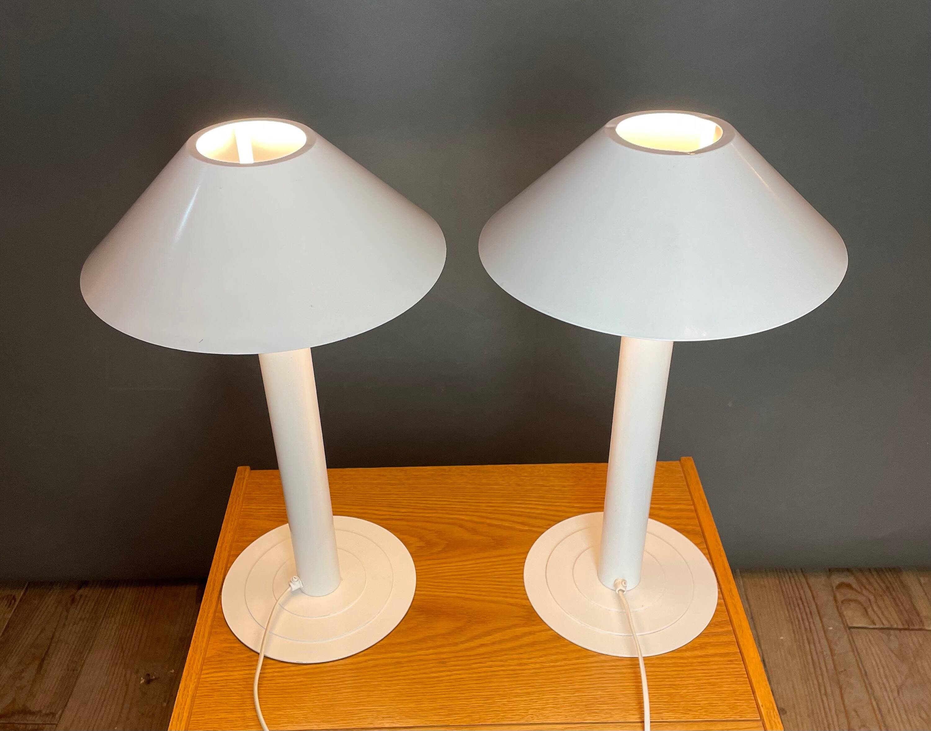 Pair of 1980s Karlby table lamps
