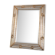 LaBarge Italian faux bamboo Hollywood Regency mirror 1980s