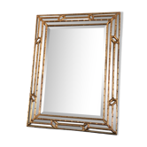 Miroir LaBarge Italien en faux bambou Hollywood Regency 1980s