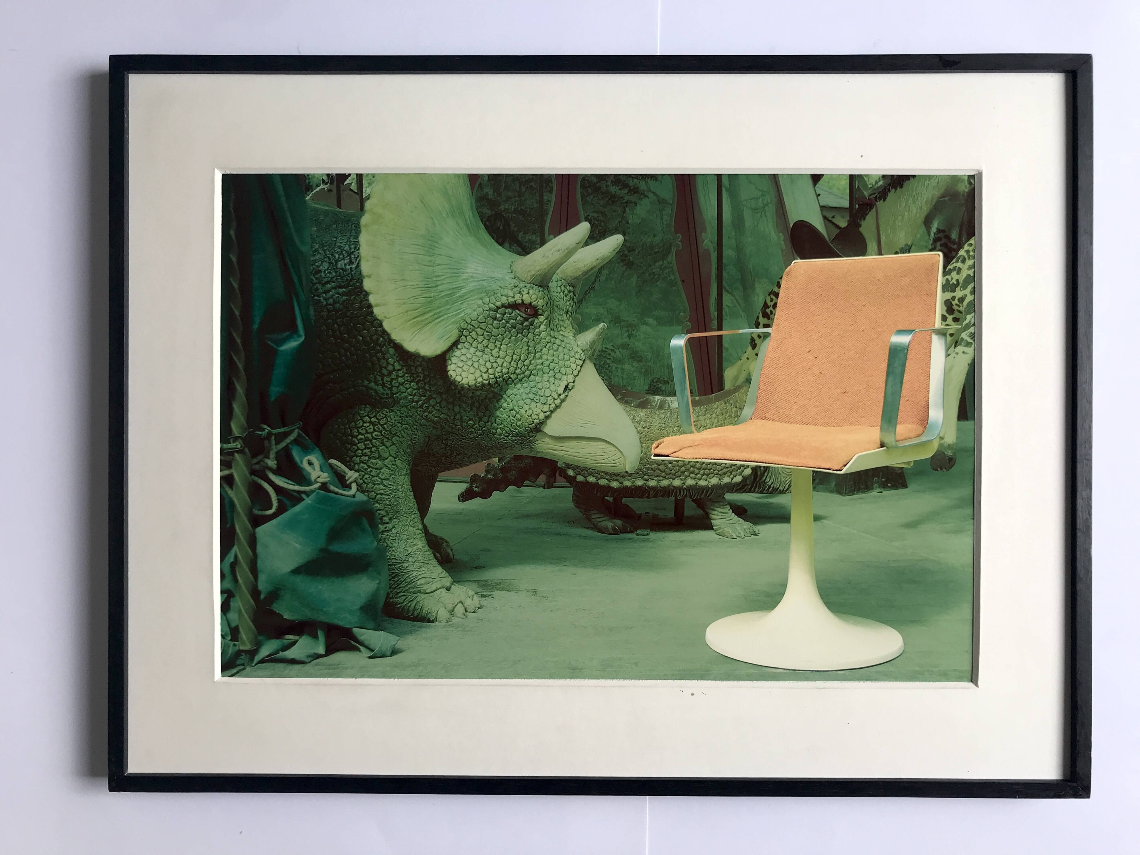 Exhibition prints for the 30th anniversary of the Allibert chair, published in the 70s.