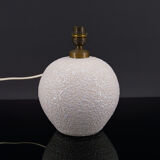 White ceramic lamp Besnard style, circa 1930