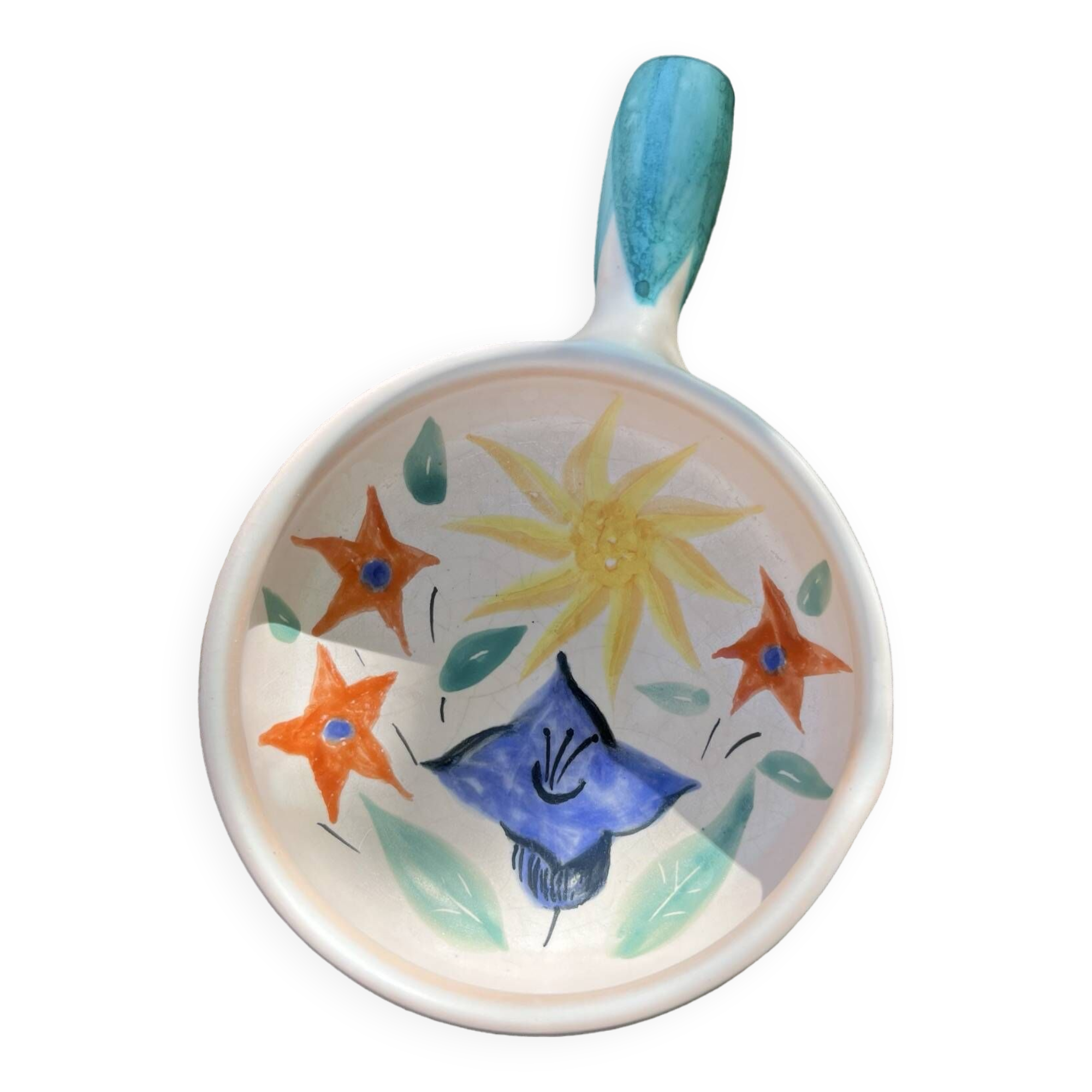 Fifties Vallauris style flower pan