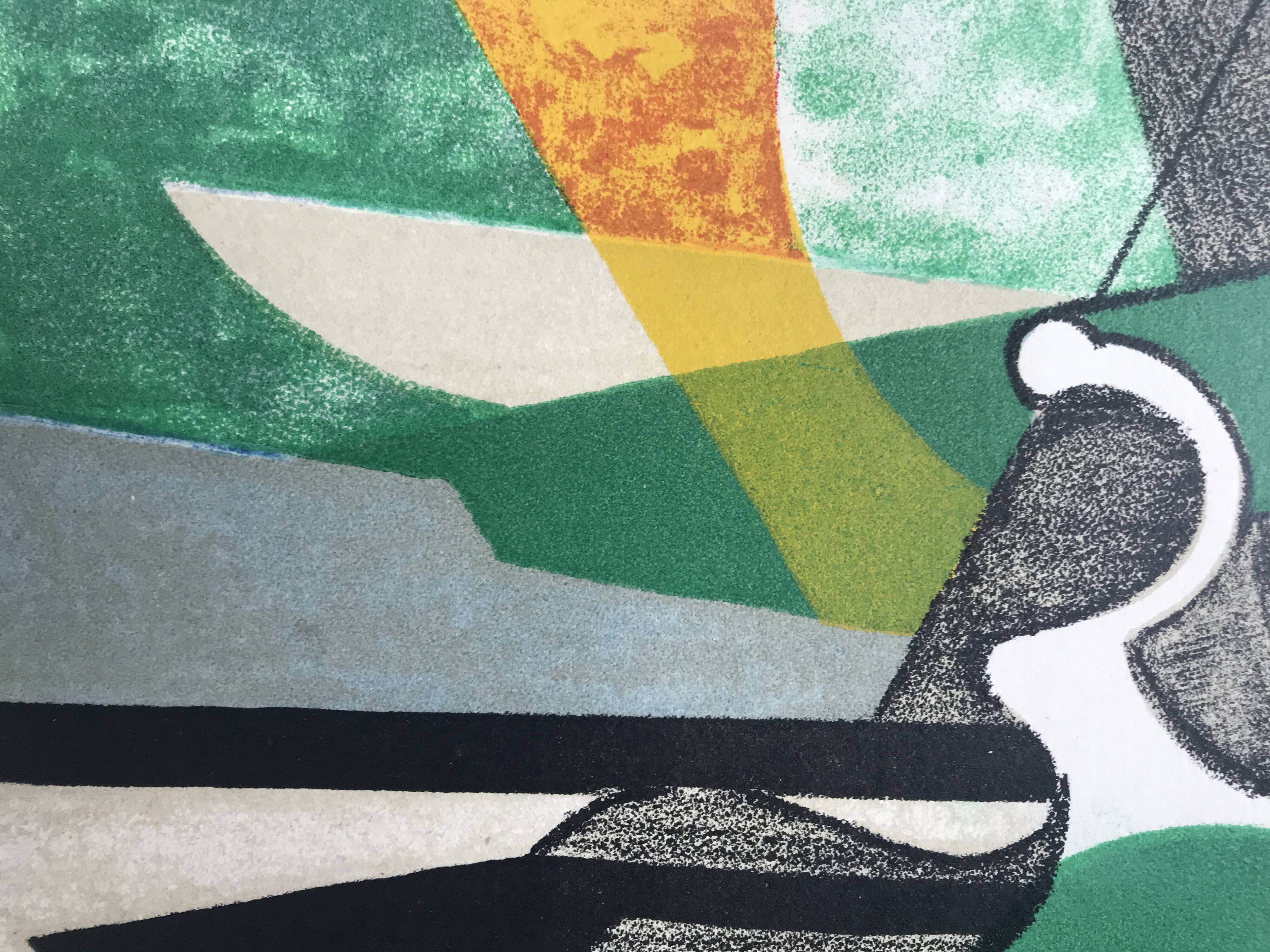 Danièle perré, sans titre, 1961. lithographie originale signée au crayon