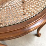 Coffee table in cannage