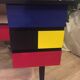 Mondrian modernist desk