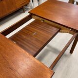 Extendable teak dining table 1960