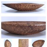 Empty wooden pocket cut gouge free form vintage