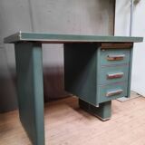 Industrial metal desk