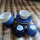 6 antique Émile Henry cups