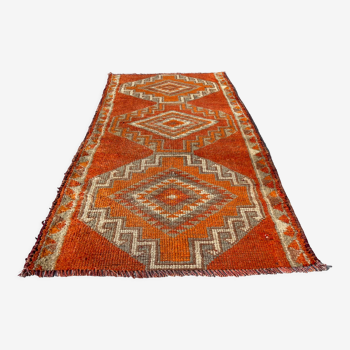 Tapis herki traditionnel kurde vintage