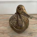 Metal duck ice bucket