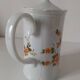 Cafetière vintage Winterling Bavaria décor floral orange