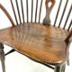 Antique 19th Century Thames Valley Wheel Back Windsor Armchair