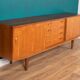 Retro Teak Danish 1960s Long Mid Century Sideboard By Clausen & Søn Denmark