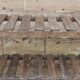 Ancien rack - étagère d'atelier en teck birman