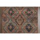 Vintage Turkish Oushak Handmade Wool Cotton Orange Runner Rug 107x290